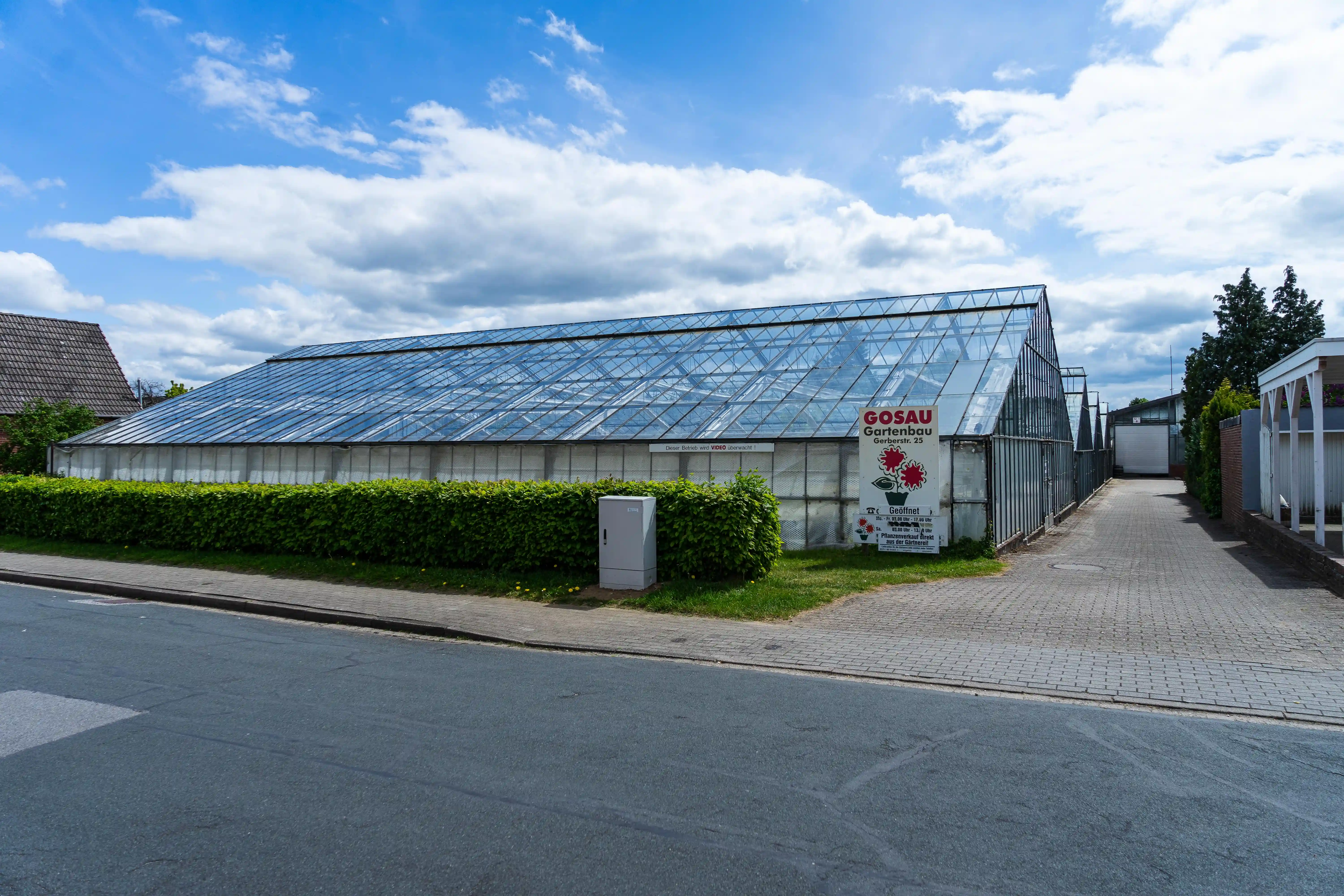 Bild der Gärtnerei von der Straßenansicht